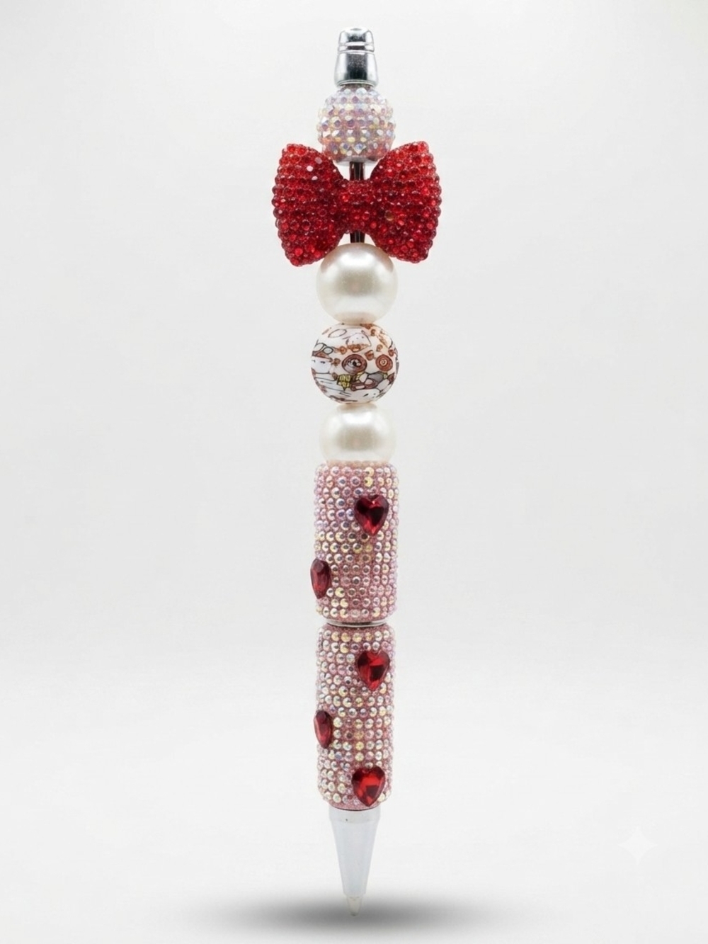Hello Kitty Red Bow Bead Charm Pen